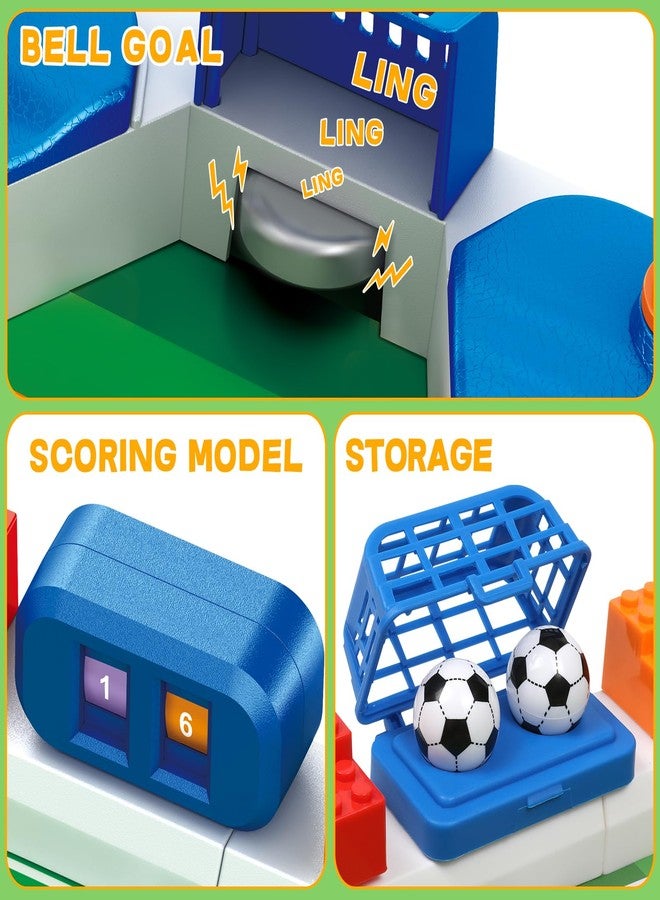 choopheme Mini Foosball Table Game for Kids Soccer Game Set Gifts Boys Toy Football Games Board for Indoor Sports Game Room Pinball Interactive Birthday Gift Toys for 3 4 5 6 7 8-12 Year Old Family Gatherings - Image 3