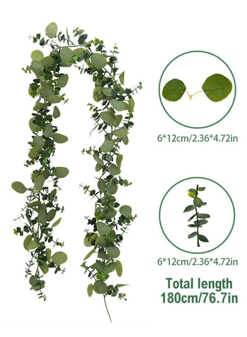 Mordely Eucalyptus Vine Artificial Plants Table Delicacy Vines Silk Flowers Customization Home Wedding Decoration - Image 1