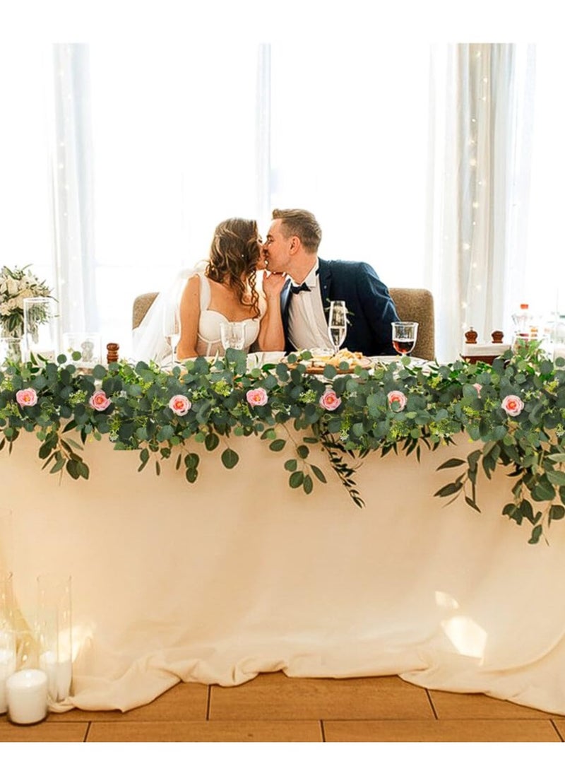 Mordely Eucalyptus Vine Artificial Plants Table Delicacy Vines Silk Flowers Customization Home Wedding Decoration - Image 5