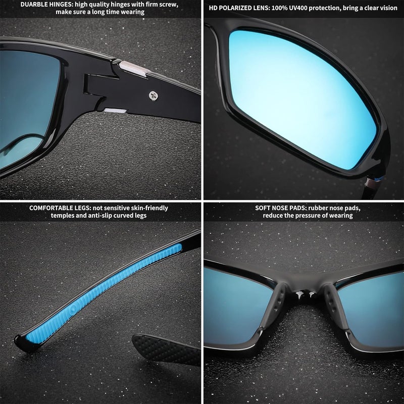 FEISEDY Modern color selections Polarized Sports Sunglasses For Men Women Night Driving Cycling Fishing Glasses B2674 Land transit & shipment compatible - Image 4