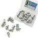 Yoliko 3824 12Pcs Grease Fitting Assortment Straight 45 90 Degree Zerk Fittings Galvanized Steel for IndustrialAgricultural Machinery Cars Ships - Image 2