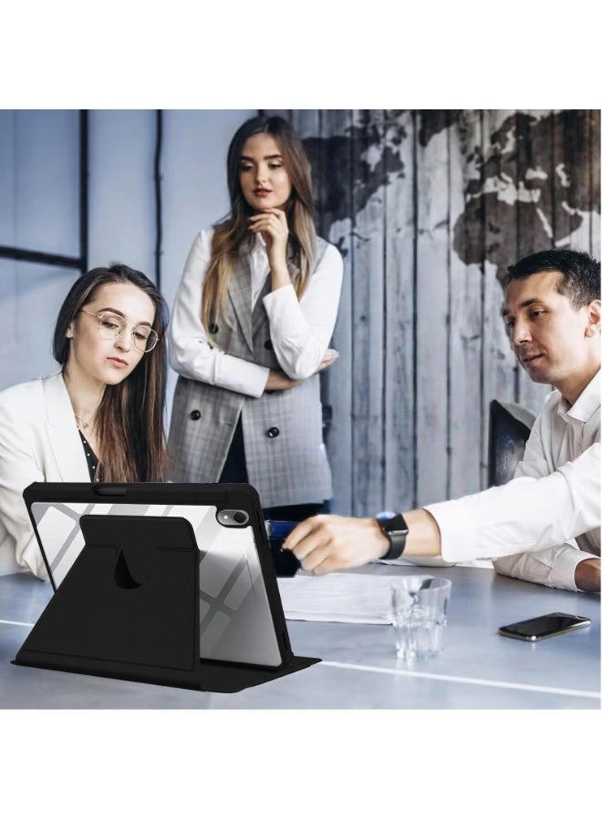 eGreen99 for HUAWEI MatePad Pro 12.2 （2024 / 2025） Case Cover,Tablet Protective Case, Acrylic 360 ° Rotating Design, Automatic Wake-up/sleep, Soft Leather, Black - Image 5