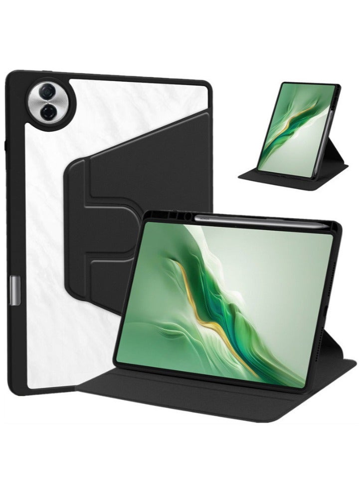 eGreen99 for HUAWEI MatePad Pro 12.2 （2024 / 2025） Case Cover,Tablet Protective Case, Acrylic 360 ° Rotating Design, Automatic Wake-up/sleep, Soft Leather, Black - Image 1