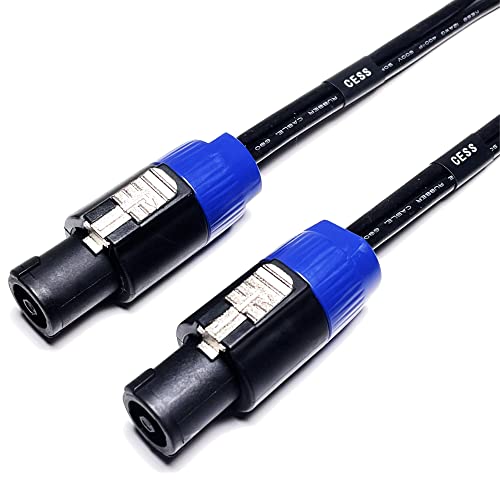CNCESS Speakon Plug to Banana Female Jack Speaker Adapter, 12AWG 680 Strand Tinned Copper, 2-Channel - Image 2