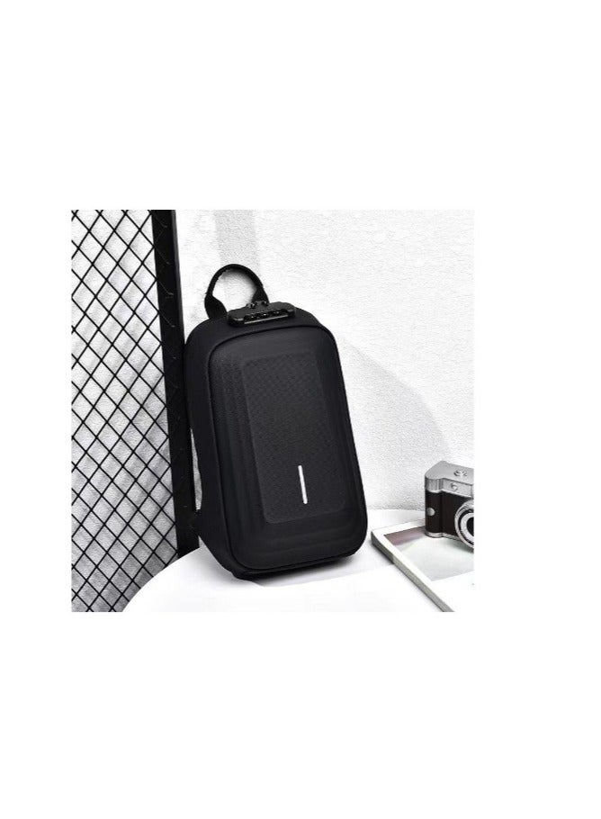 Contex Bag Multifunctional anti-theft anti-scratch hard shell motorcycle chest bag Waterproof Trendy Versatile Shoulder Bag Crossbody Bag - Image 2