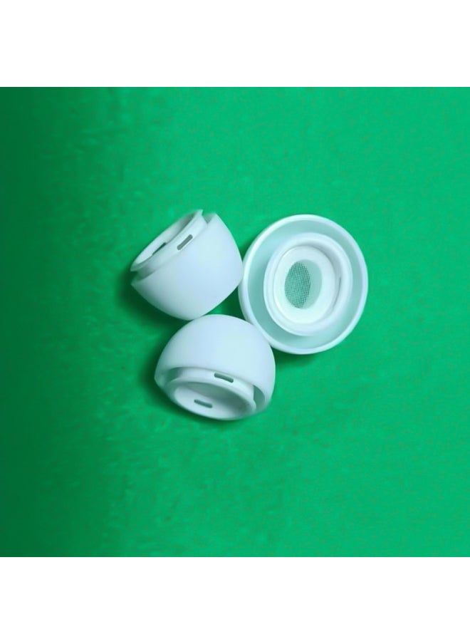 Generic - Applicable For Airpods Pro 2nd Generation Silicone Ear Caps Third Generation Bluetooth Headset Noise Reduction Earplugs Small-Color:Pressure Relief Hole [medium] Black - Image 1
