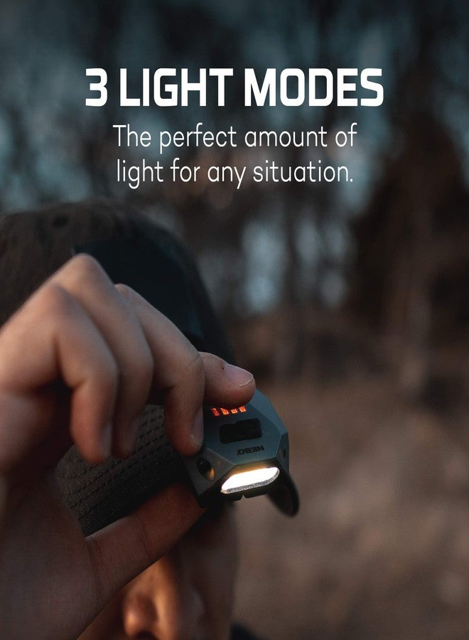 NEBO Einstein Rechargeable Cap Light | 50 Lumens, 3 Light Modes, 90 Degree Adjustable Tilt, Compact & Portable, Hands-Free Wave Activated LED Light, Includes Micro-USB Charging Cable. - Image 4