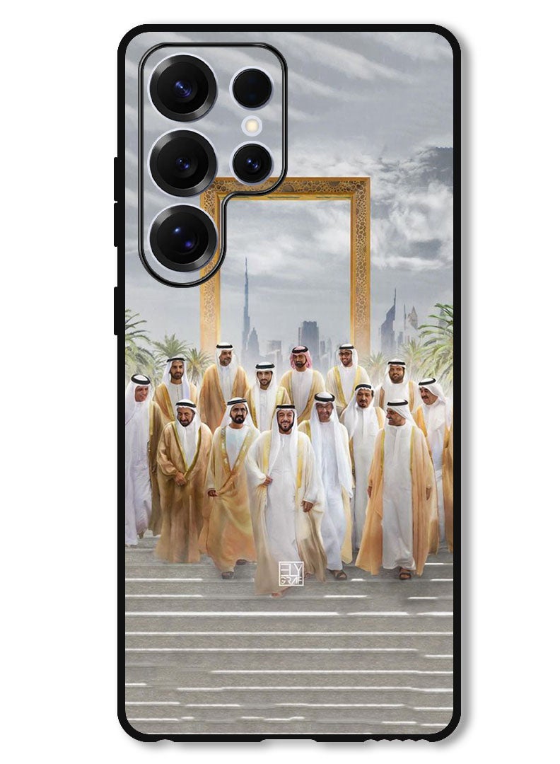 Theodor Protective Case Anti Scratch Shock Proof Bumper Cover For Samsung Galaxy S25 Ultra Dubai Rulers - Image 1