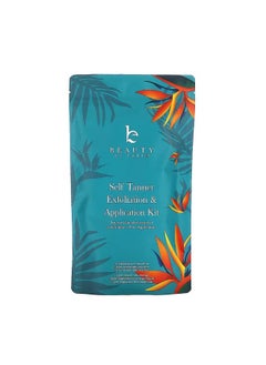 Beauty by Earth Self Tanner Exfoliation And Application Kit  3 Piece Set  - Image 1