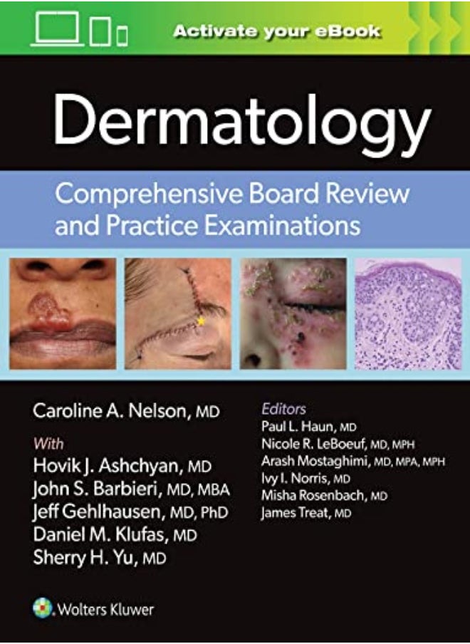 null - Dermatology Study Guide And Question Bank by Nelson, Dr. Caroline, MD Paperback - Image 1