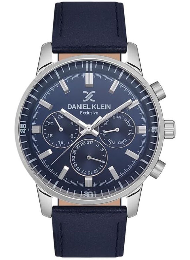 دانيل كلاين ساعة يد من جلد كرونوغراف DK.1.13528-2 - Image 1