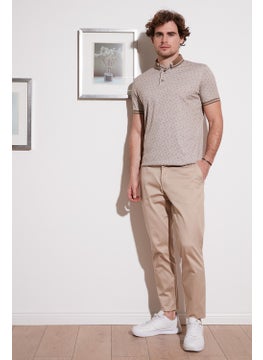 Buratti Cotton Blended Patterned Slim Fit Polo T Shirt Men's Polo T Shirt 646B3280  - Image 2
