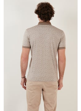 Buratti Cotton Blended Patterned Slim Fit Polo T Shirt Men's Polo T Shirt 646B3280  - Image 5