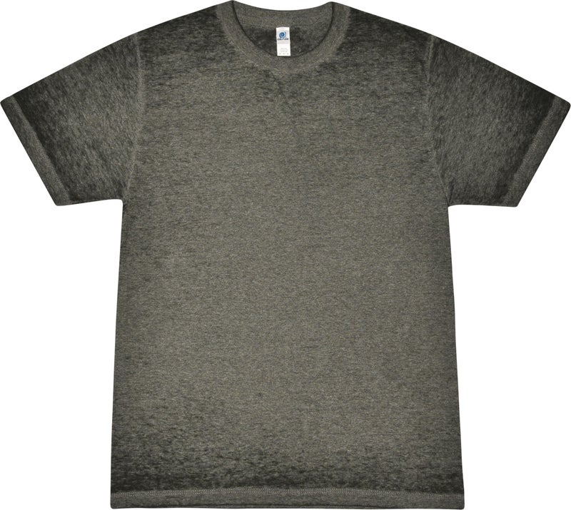Colortone Acid Wash T-Shirt for Women and Men, Small, Twilight Black - Image 5