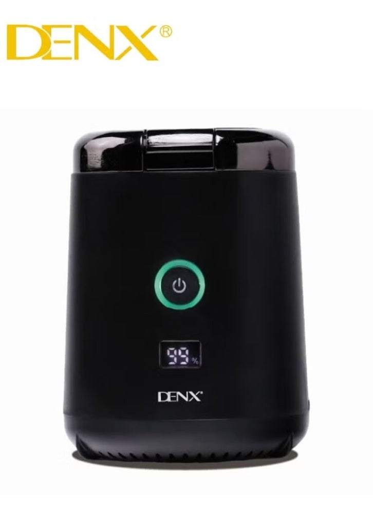 Denx "Dinx DX1922 Portable Smart Electronic Incense Burner - A high-quality incense burner with a built-in turbo fan, 2000mAh rechargeable battery, Type-C fast charging, stylish metal design, compact and lightweight for use at home, in the office or car." - Image 1