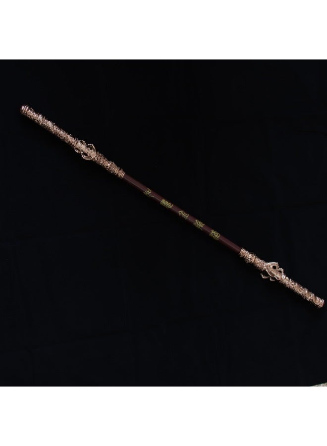 Black Myth Wukong Ruyi Gold-banded Cudgel Qi Tian Da Sheng Telescopic Boutique Wukong Mask Game Toys Wholesale-Specifications:Black Wukong Automatic Telescopic Gold Hoop With Words  - Image 1