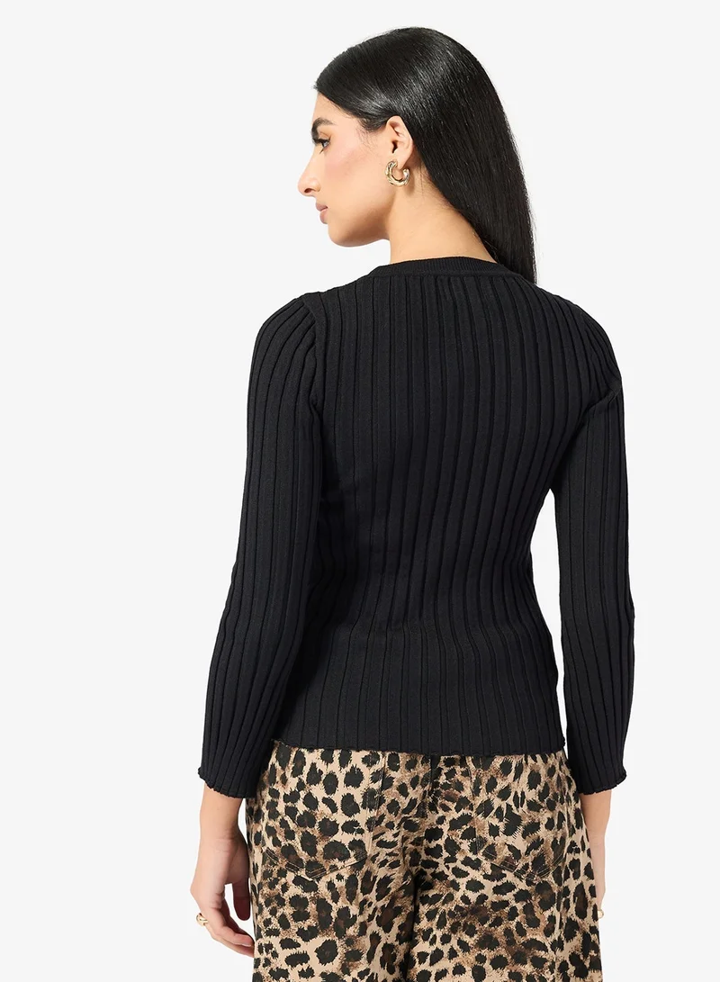 ELLA Knit Ribbed Top