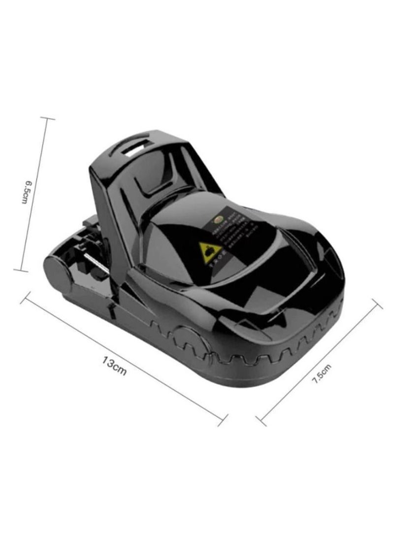 Generic 4 Piece Reusable Plastic Mouse Trap Black  - Image 2