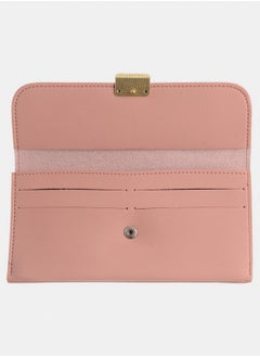 Women's leather wallet with multiple pockets and a pink square lock - pzsku/Z315DA27EF3B4F8C1E095Z/45/_/1737461993/af507fcc-a42c-4296-8ba4-915d764a482d