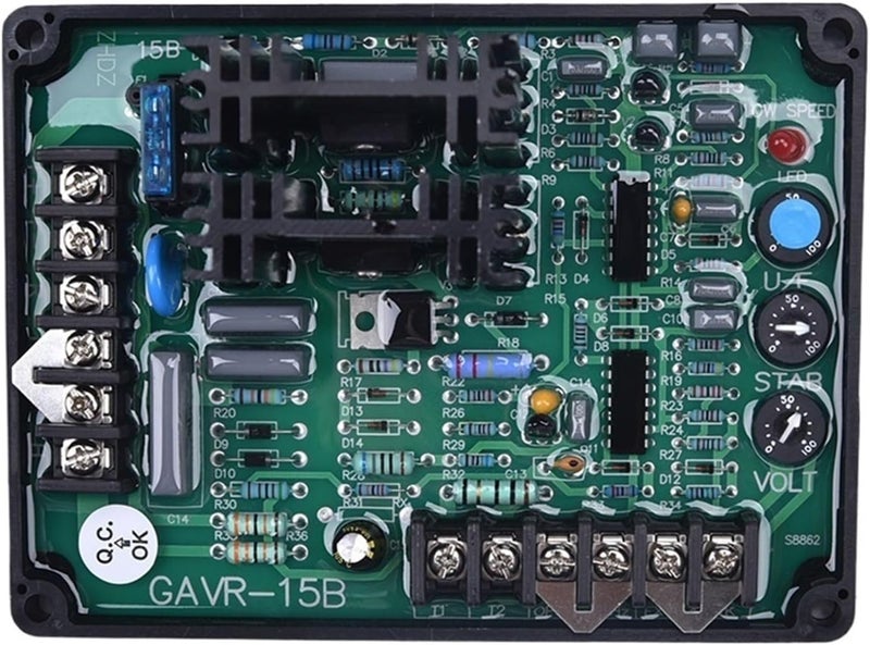 1 قطعة من جهاز تنظيم الجهد الأوتوماتيكي للمولدات الديزل بدون فرشاة GAVR15B/GAVR-15B، ولوحة تحكم المولد الكهربائي التيار المتردد - Image 3