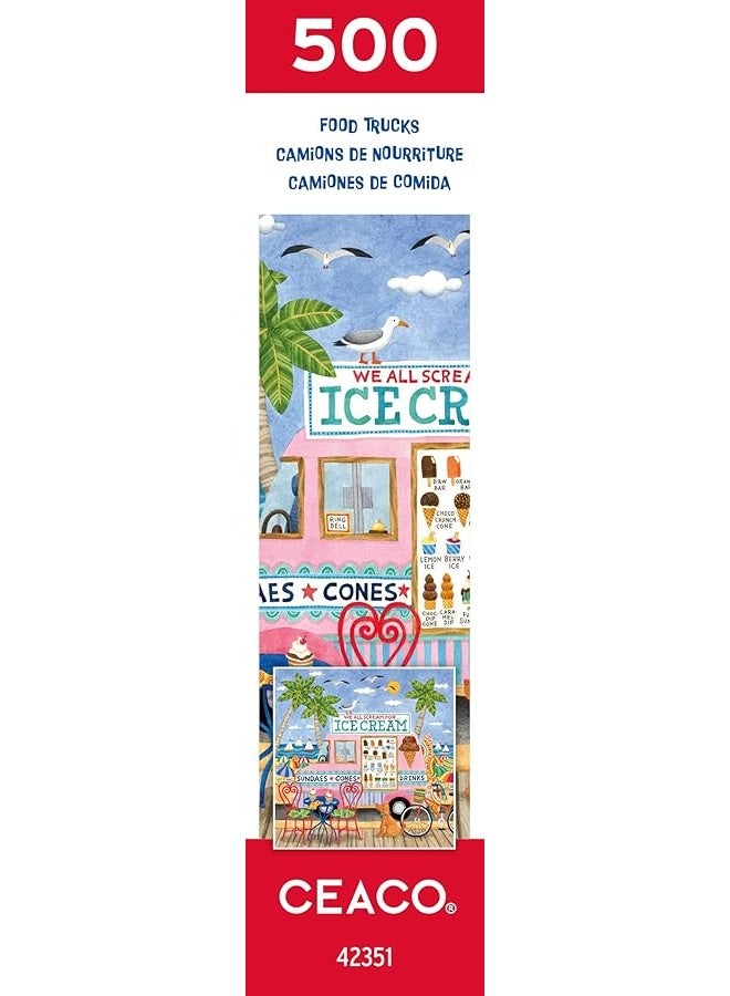 Ceaco - Food Trucks - Ice Cream Truck II - 500 Piece Jigsaw Puzzle - Image 4