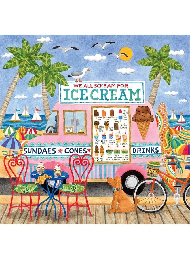 Ceaco - Food Trucks - Ice Cream Truck II - 500 Piece Jigsaw Puzzle - Image 2