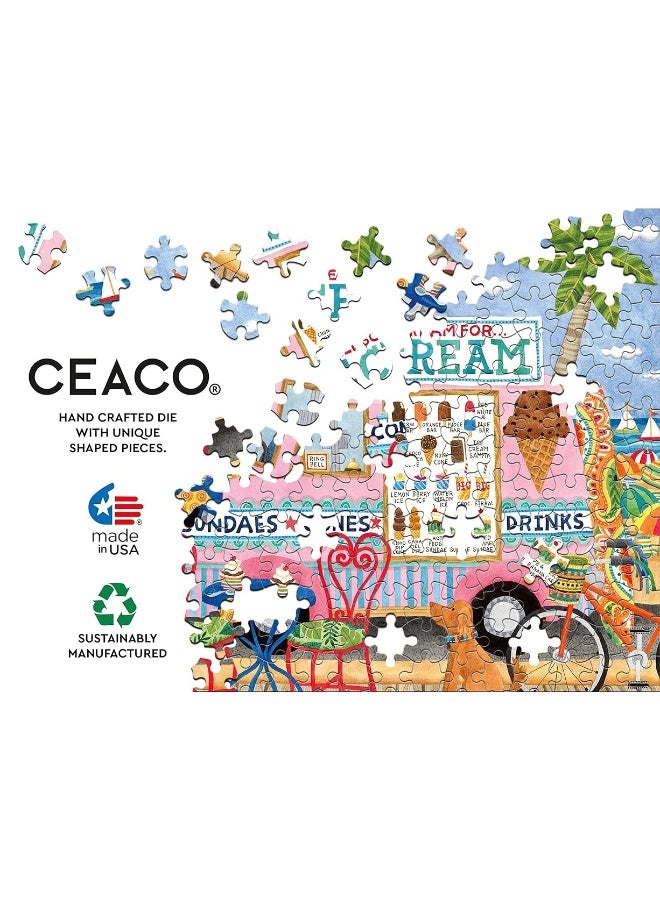 Ceaco - Food Trucks - Ice Cream Truck II - 500 Piece Jigsaw Puzzle - Image 5
