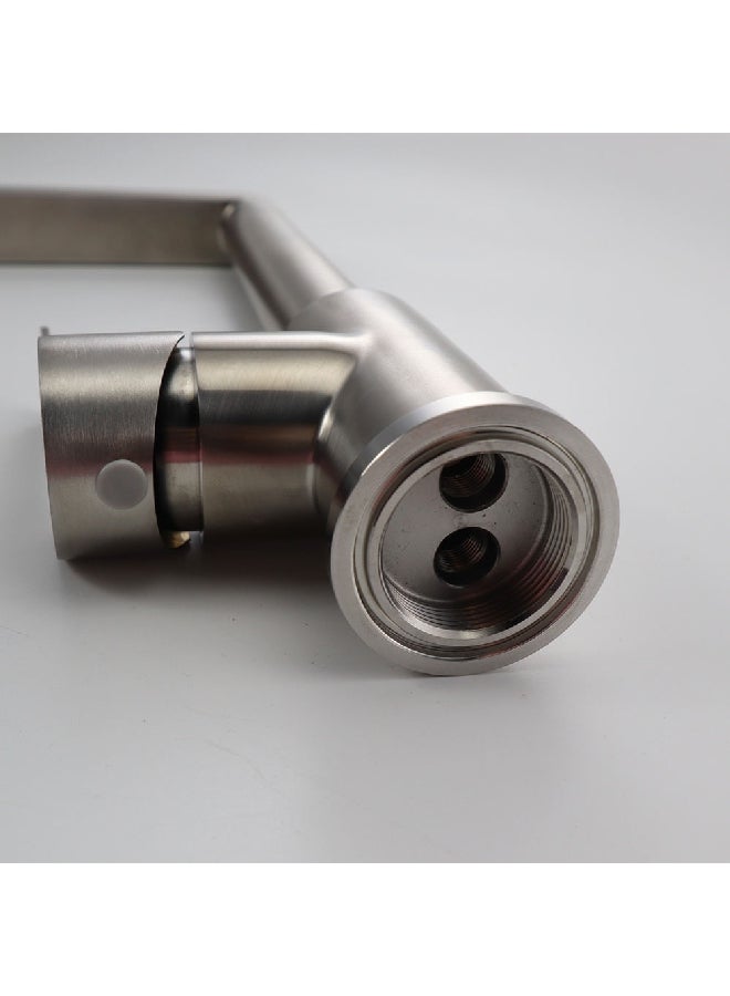 اكوا دروب صنبور مغسلة مطبخ بتصميم أنيق وحديث، مصنوع من الفولاذ المقاوم للصدأ باللون النيكل  30.5 × 10.4 × 26 سم JS-K097N - Image 4