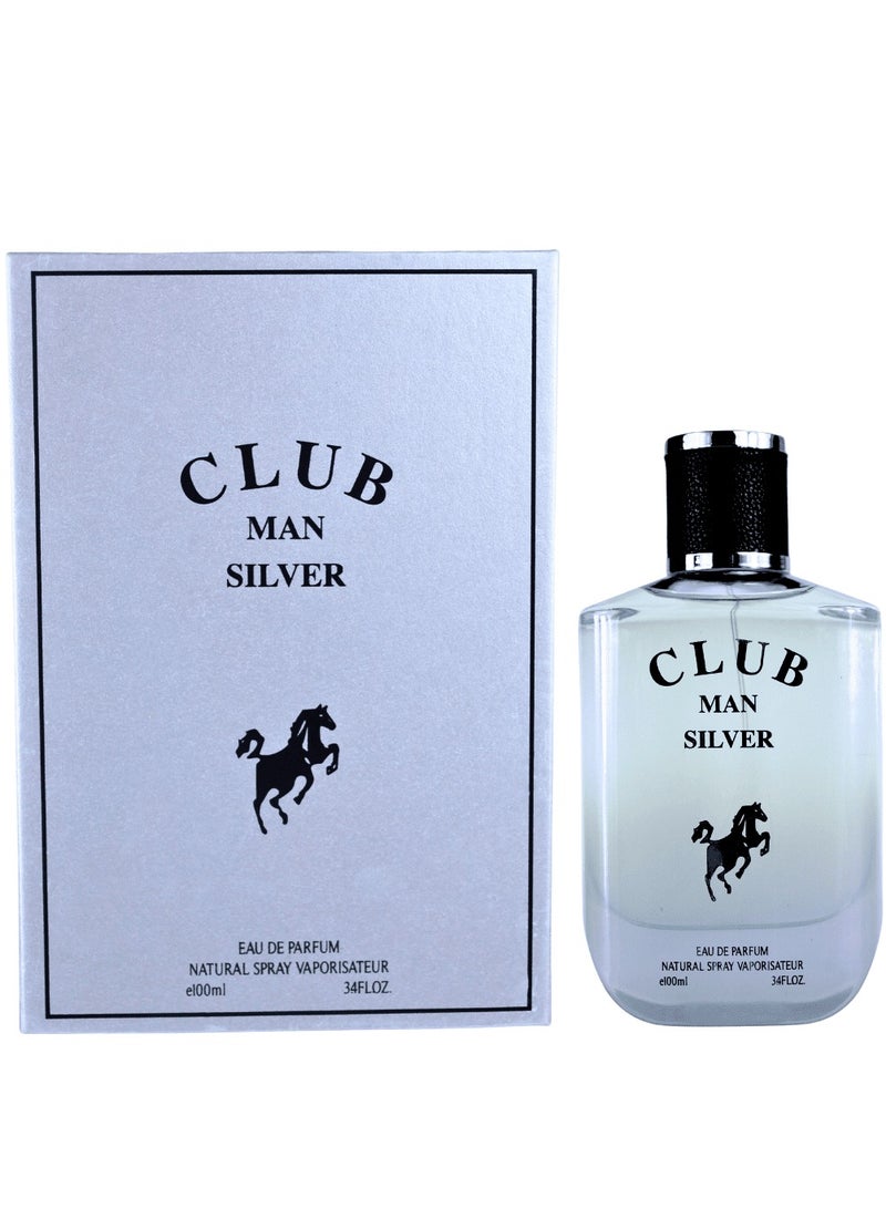 كلوب مان سيلفر او دي بارفان 100 مل - Image 2
