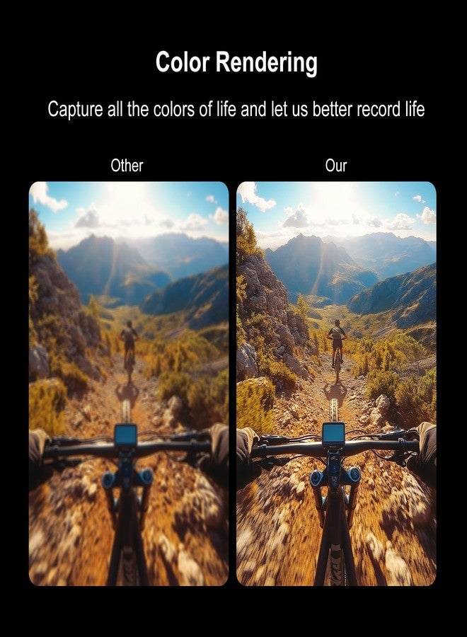 NUISK 4K Thumb Action Camera | 128G Sports Camera for POV Photoshooting: Waterproof Sports Camera The Size of a Thumb Suitable for Running Cycling Swimming Hiking Adventure Etc (Black) - Image 3