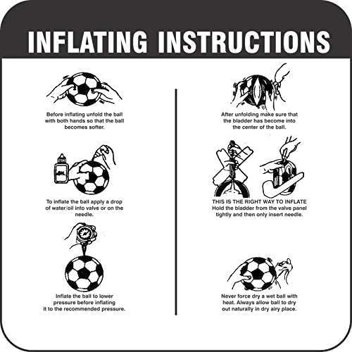 SBJT Football for All Ages Suited for The Grass Fields | PU | Suitable for Grass |Practice Ball | Soccer Ball | for Men/Women | Football Size - 5 (Rusia with Pump-01) - Image 4