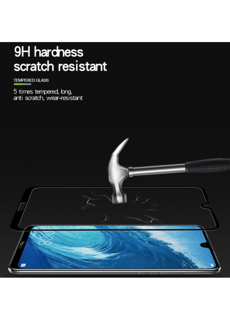 تيمبرد غلاس واقي شاشة من الزجاج المقوى متوافق مع هاتف Huawei Honor 8X Max، تغطية كاملة فائقة الوضوح ومضادة للخدش، تركيب خالٍ من الفقاعات  - Image 5