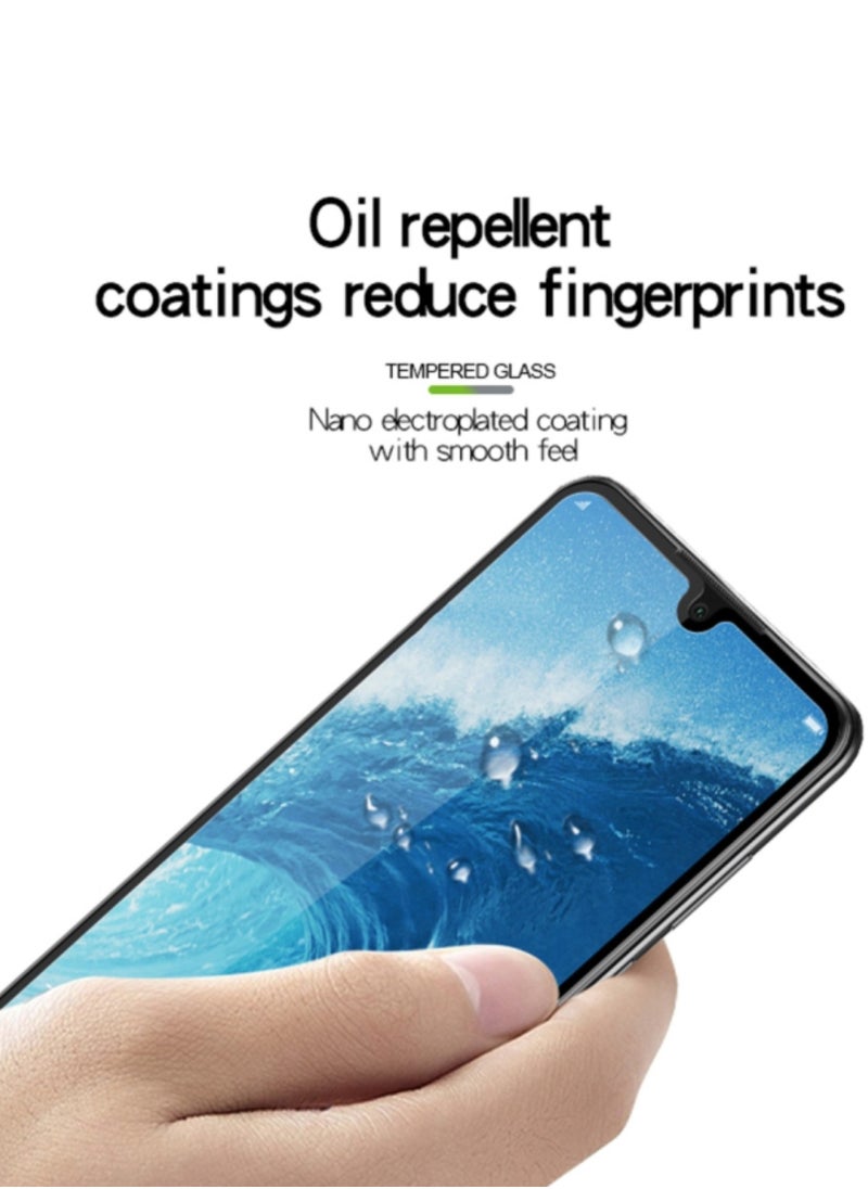 تيمبرد غلاس - واقي شاشة من الزجاج المقوى متوافق مع هاتف Huawei Honor 8X Max، تغطية كاملة فائقة الوضوح ومضادة للخدش، تركيب خالٍ من الفقاعات - Image 1