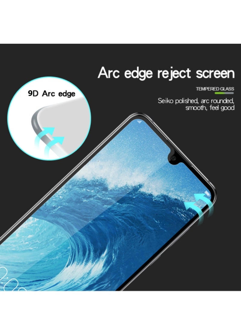 تيمبرد غلاس واقي شاشة من الزجاج المقوى متوافق مع هاتف Huawei Honor 8X Max، تغطية كاملة فائقة الوضوح ومضادة للخدش، تركيب خالٍ من الفقاعات  - Image 4