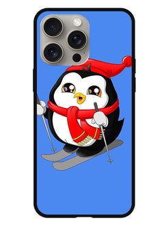 Protective Case Anti Scratch Shock Proof Bumper Cover For iPhone 15 Pro Max Skating Penguin