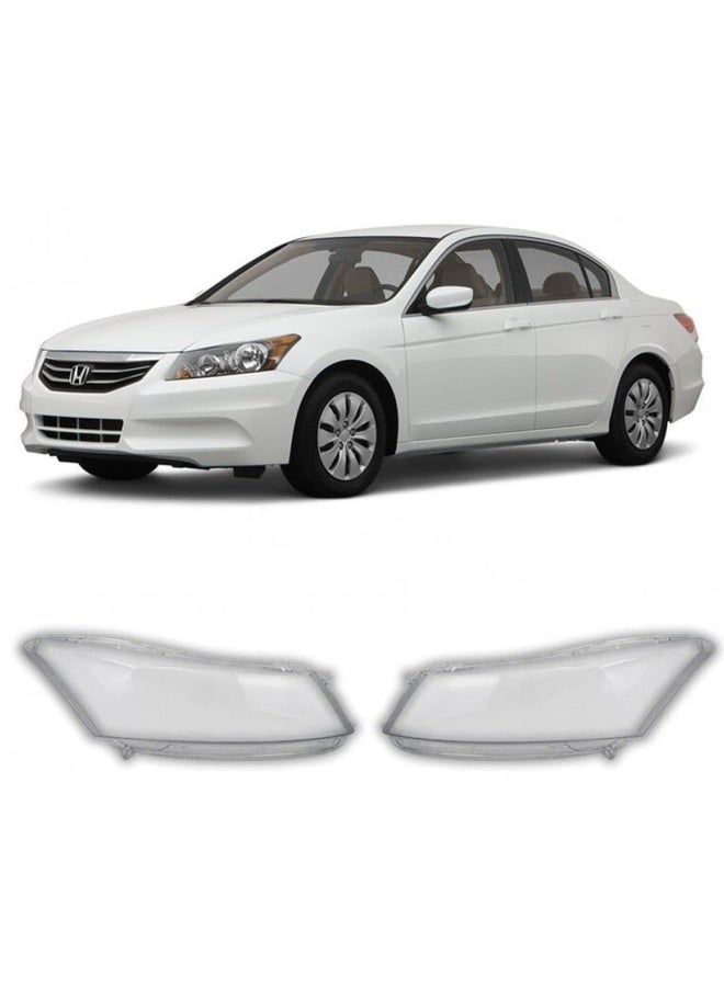 Honda Accord Headlight Lens Cover 2008 to 2012 Front Lamp Protective Clear Plastic Durable Design - Image 1