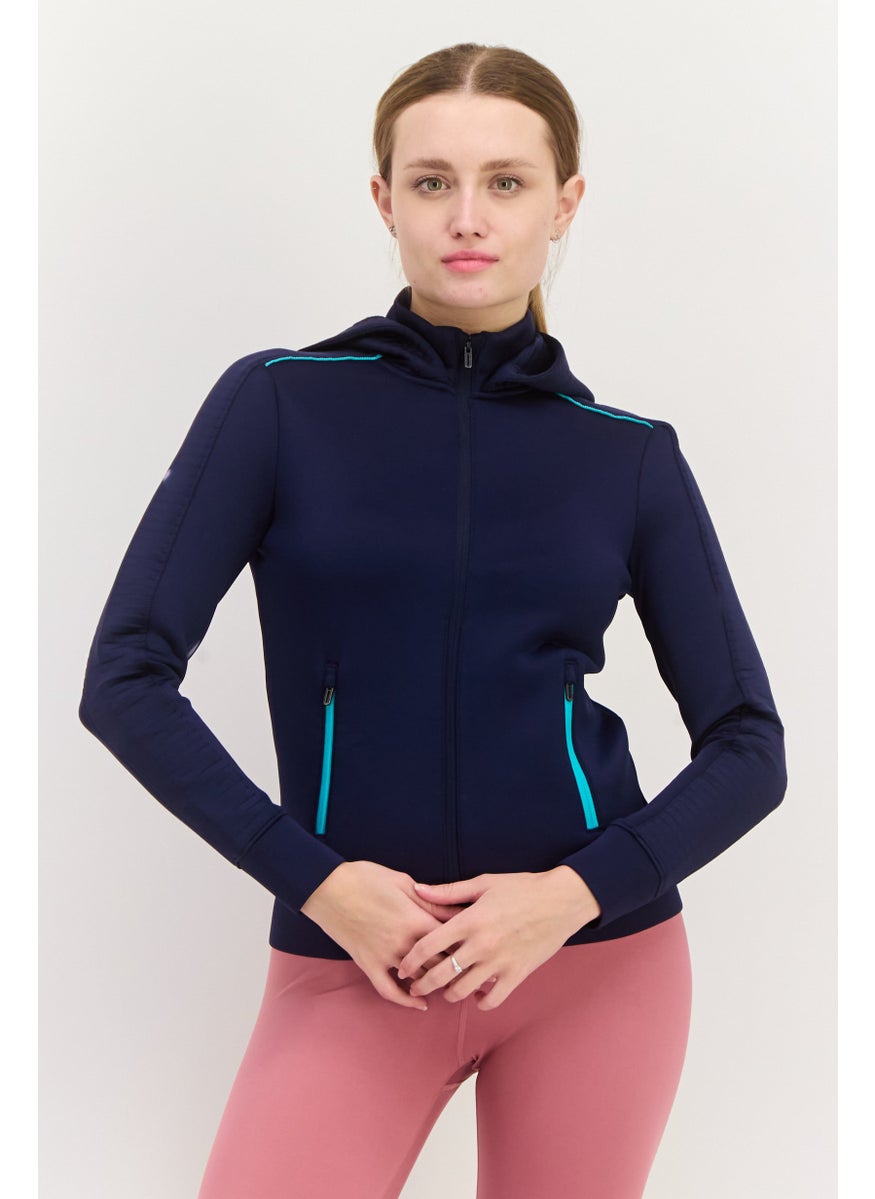 Women Sportswear Fit Long Sleeve Training Hoodie, Navy - pzsku/Z315DEE319DED620CBDA3Z/45/_/1737642247/f2304f85-4136-4b9a-96ed-e69c6afa43db