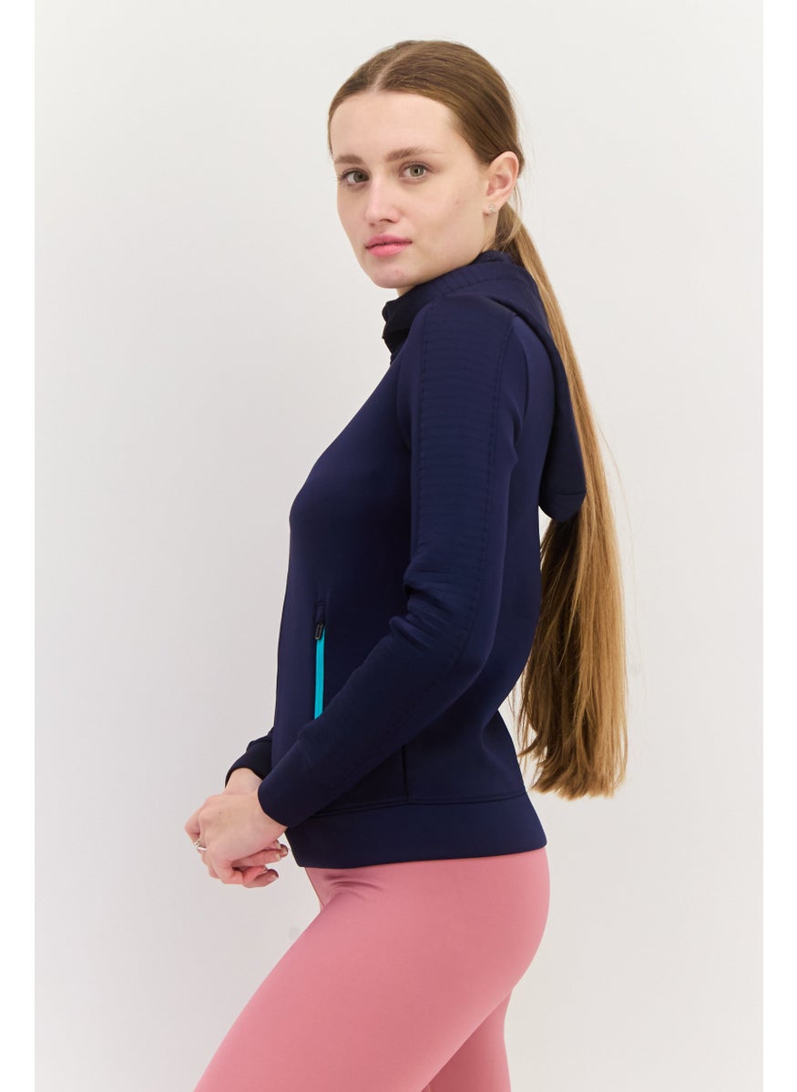 Women Sportswear Fit Long Sleeve Training Hoodie, Navy - pzsku/Z315DEE319DED620CBDA3Z/45/_/1737642248/03b2ee6c-d724-429a-bbfb-135c4e33fcdf