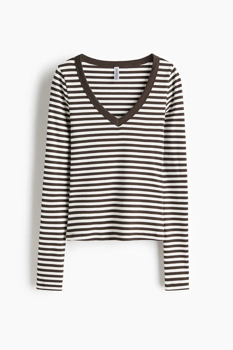 H&M V-neck cotton top