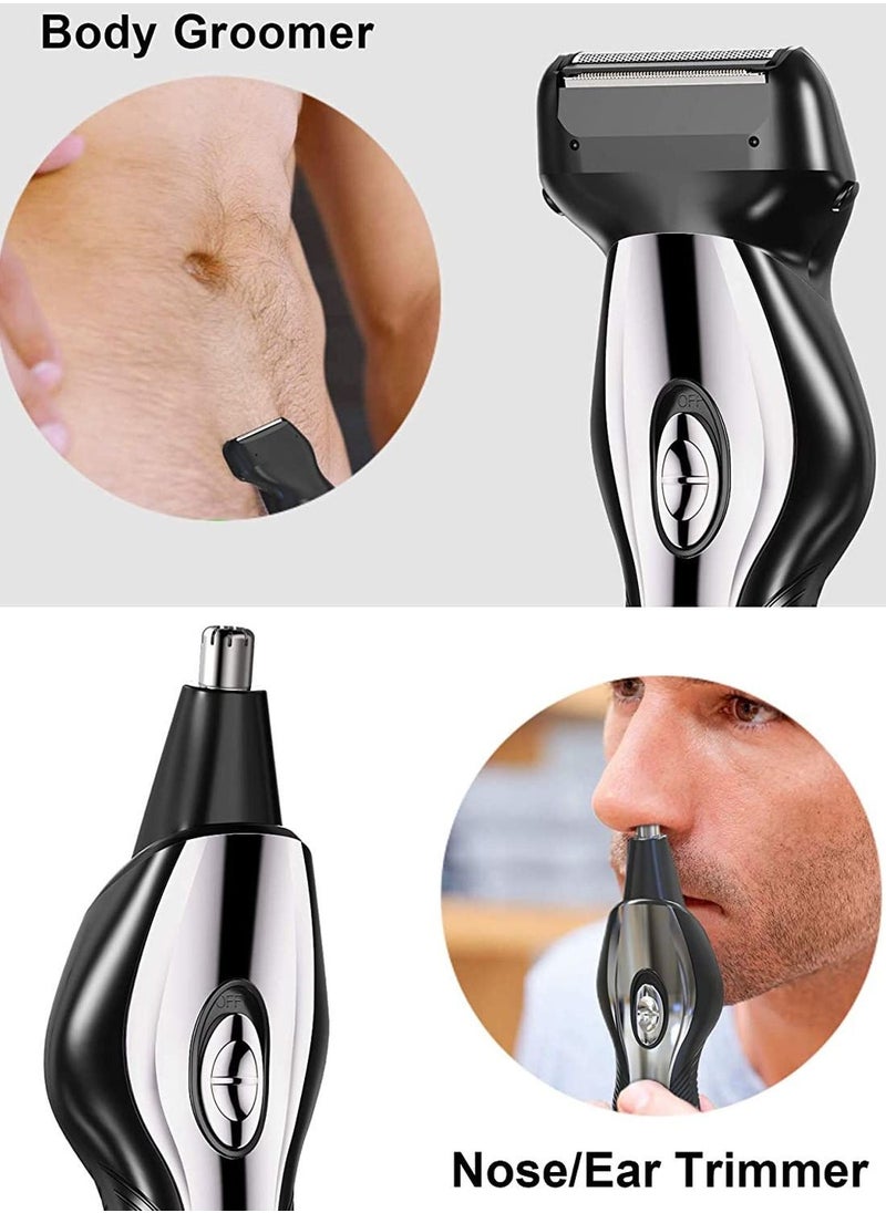 Ru syanl 6 In 1 Multifunctional Hair Clipper Professional Electric Nose Hair Beard Earlock Trimmer for Men  - Image 5