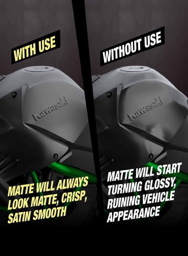 Wavex Matte Finish Maintainer 300ml Combo | Wash Clean, Protect and Maintain Matte Bikes & Cars | Consists of Matte Wash Shampoo, Maintainer, Microfiber, Chrome & Metal Polish - Image 5