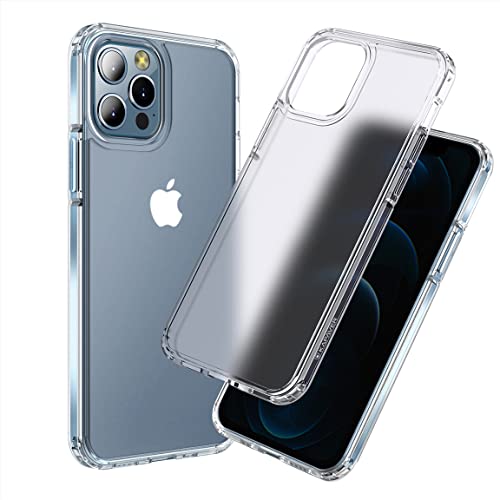 KAPAVER® for iPhone 13 Pro Back Case [Anti-Fingerprints ][Anti-Scratch] Frosted Translucent Shockproof Slim Cover 6.1 inches (Polycarbonate | Matte Clear)… - Image 1