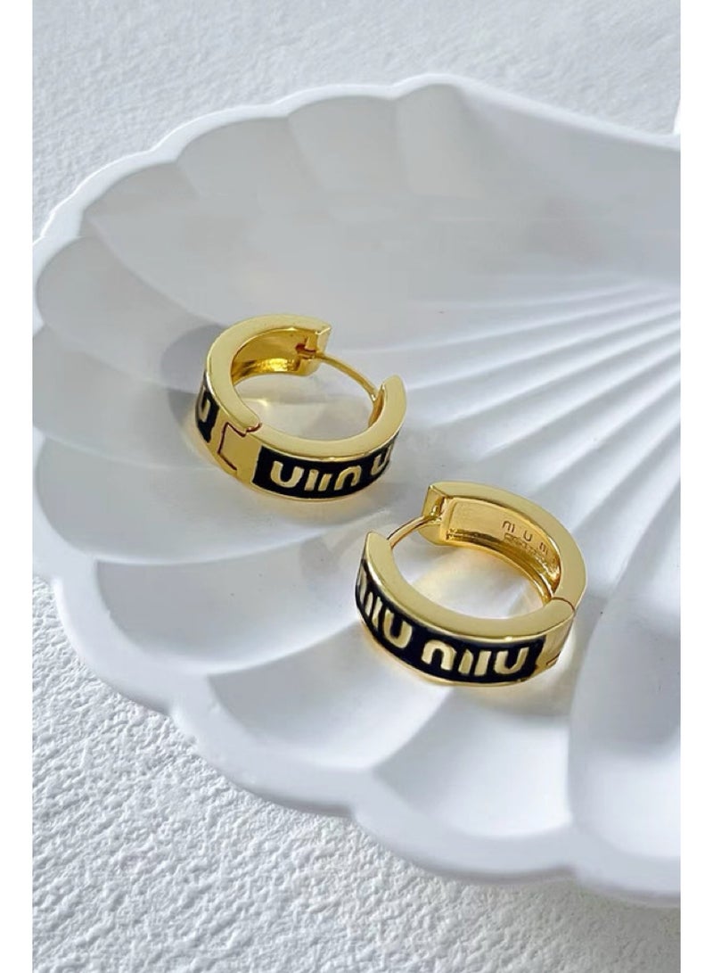 ميو أقراط MIU MIU Enamel  - Image 4