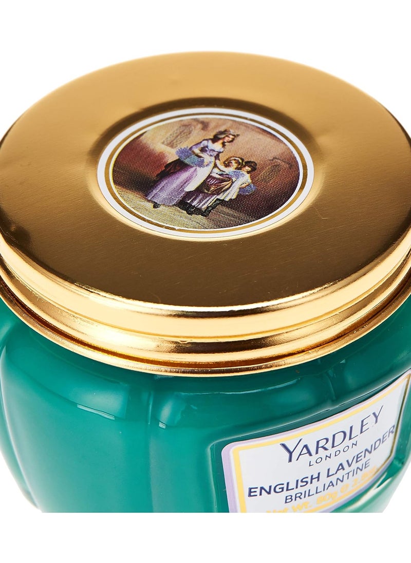 Yardley English Lavender Brilliantine Hair Cream 80grams  - Image 2