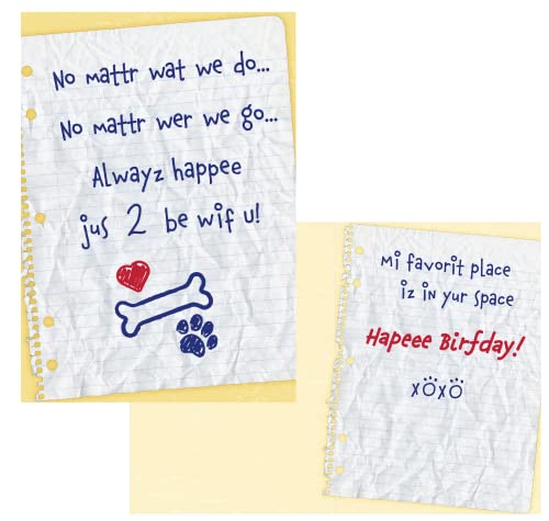 Dog Speak Birthday Card – “No Matter What, Always Happy to Be with You” – Thoughtful Pet-Themed Greeting Card from Dog with Envelope – 4.75" x 6.75" – Cute Happy Birthday Card for Pet Owners - Image 5