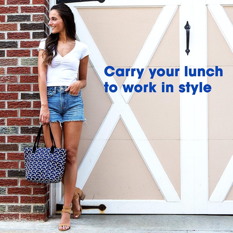 J World New York J World Lola Lunch Tote Bag Cute Insulated LunchBox for Women  Teen Girls Heart Factory  - Image 2