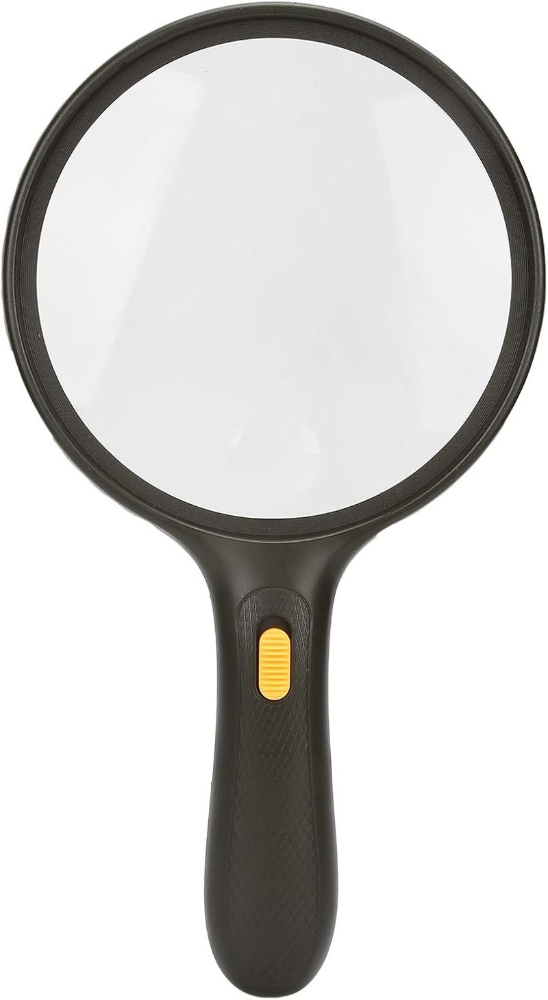 كلاراكو عدسة مكبرة يدوية 1.8x و5x، عدسة مكبرة يدوية مزودة بإضاءة LED، عدسة مكبرة يدوية مضيئة للقراءة لكبار السن، لقراءة العملات المعدنية والطوابع والخرائط والفحص، وللمساعدة في علاج التنكس البقعي. - Image 1