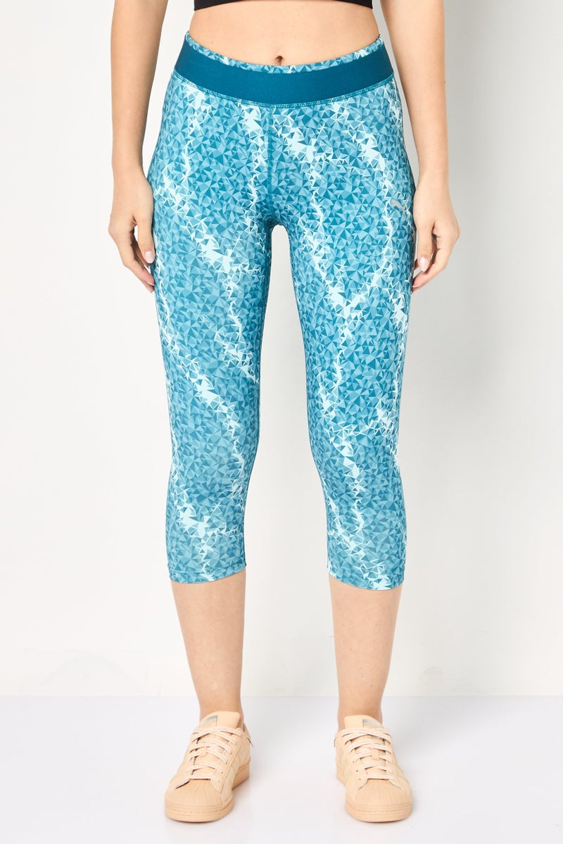 PUMA ملابس رياضية نسائية تناسب 3/4 طماق تدريب، متعدد الألوان - Image 1