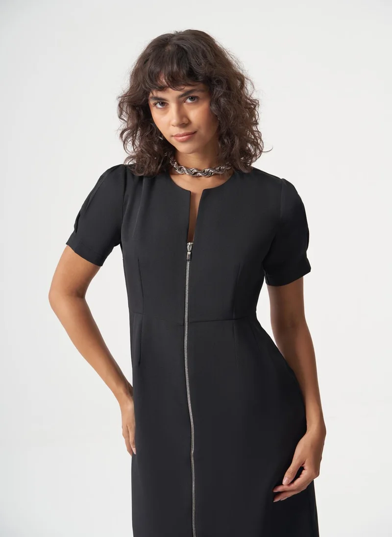 ميزال Woven Zipper Dress