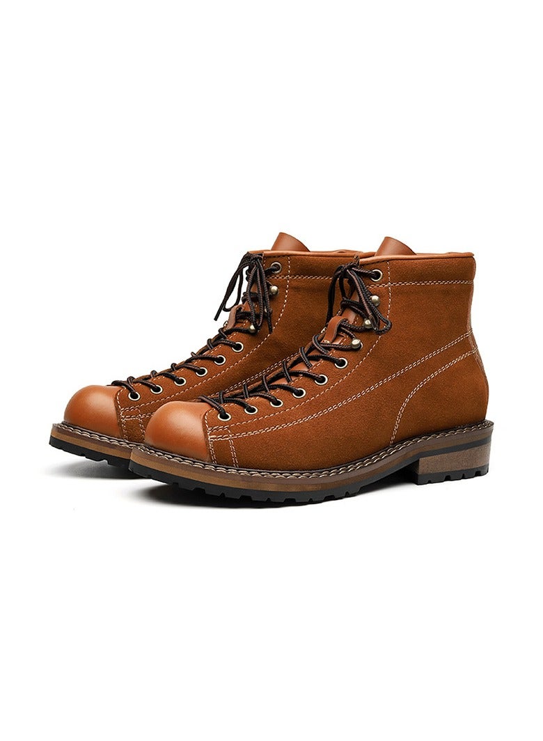 Warrior New Fashion Brown Boots  - Image 1